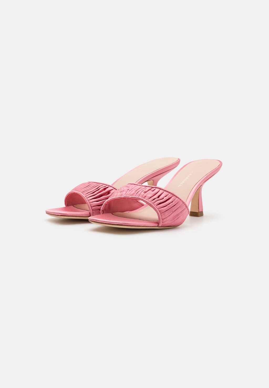 

Мюли на каблуке NAIMA GATHERED BAND MID HEEL MULE Loeffler Randall, розовый