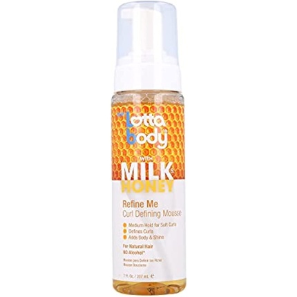 

Lotta Body с молоком и медом Refine Me Curl Defining Mousse 7 унций Lottabody