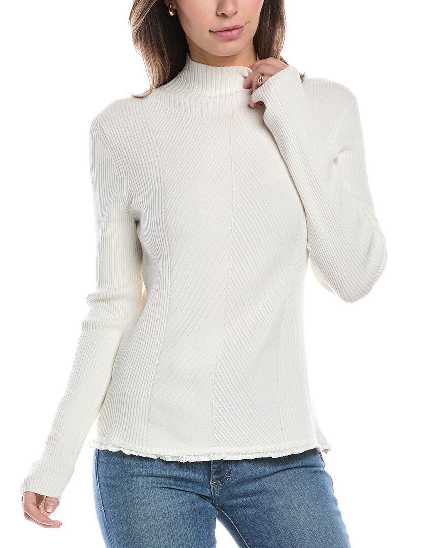 

Tyler Boe Rib Mock Neck Свитер tyler böe, белый