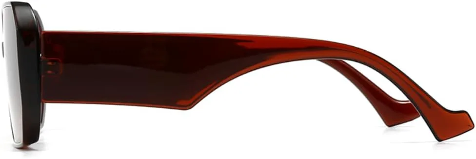 

Цельные солнцезащитные очки в стиле ретро с плоской верхней частью для женщин, очаровательные современные солнцезащитные очки в океанском цвете TVTBBVV, Photochromic