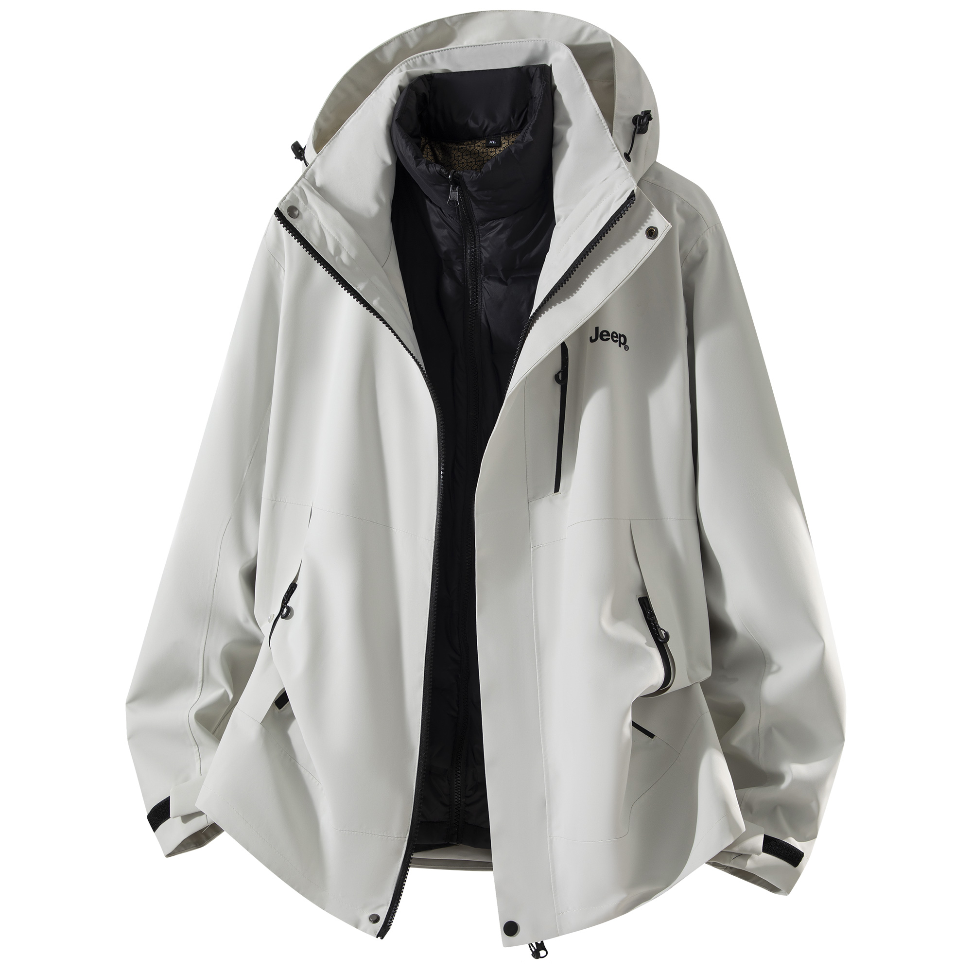 

Ветровка Leisure Collection Unisex Jeep, pearl белый[90% large down liners]