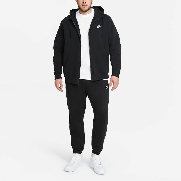 Повседневные брюки Nike Sportswear Club Fleece Printing Sports Trousers Black BV2738-010 — фото 3