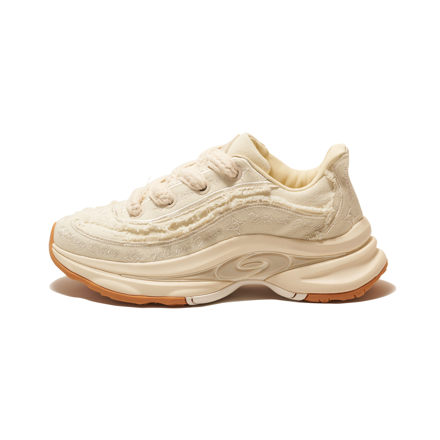 

Кроссовки W/O DELAY Chunky Sneakers Unisex Low-top Off-white, цвет Off-white