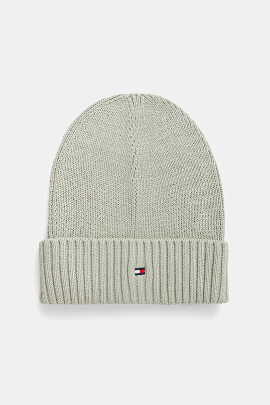 

Детская хлопковая шапка Tommy Hilfiger, зеленый