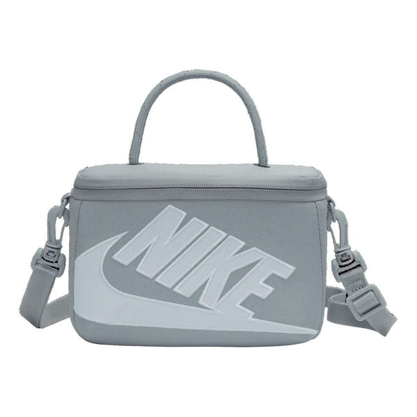 

Сумка mini shoebox crossbody 'grey' Nike, серый