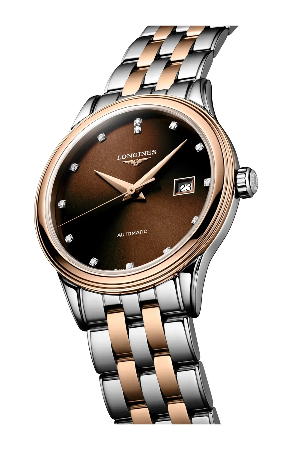 Классическая Флагманская - L4.374.3.08.7 LONGINES, серебряный — фото 4