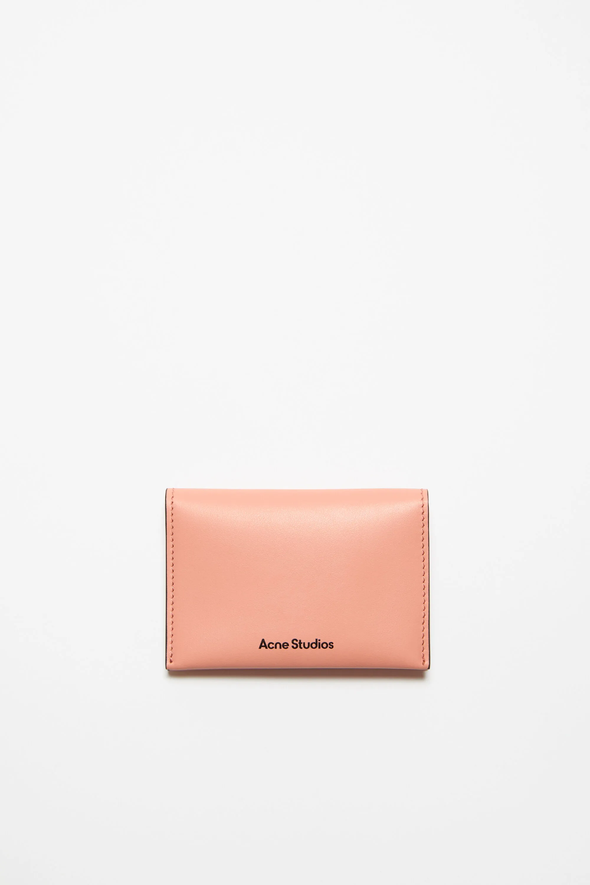 

Сложенный кожаный кошелек Acne Studios, Salmon pink