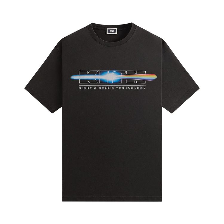 

Футболка Kith Prism Vintage Tee 'Black', черный