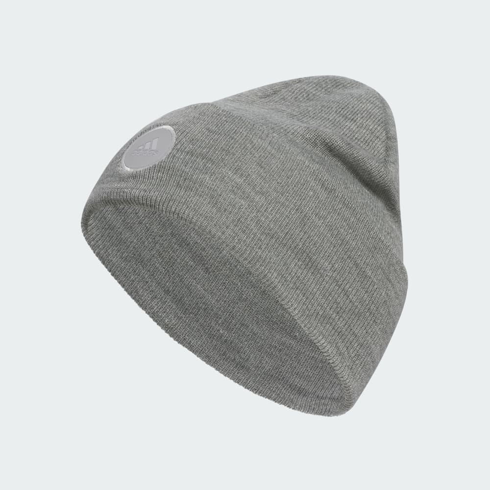 

Шапка Adidas Wide Cuff 2 Fold Beanie, цвет Medium Grey Heather/Grey Two/Grey