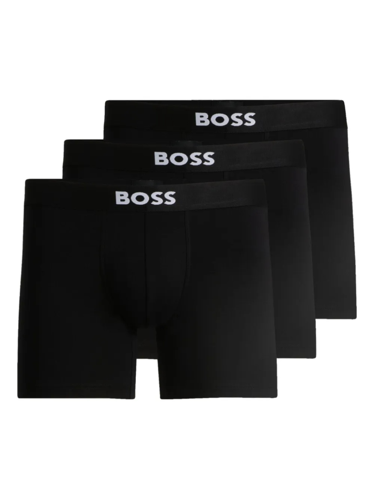 

BOSS комплект из трех трусов-брифов с логотипом, черный
