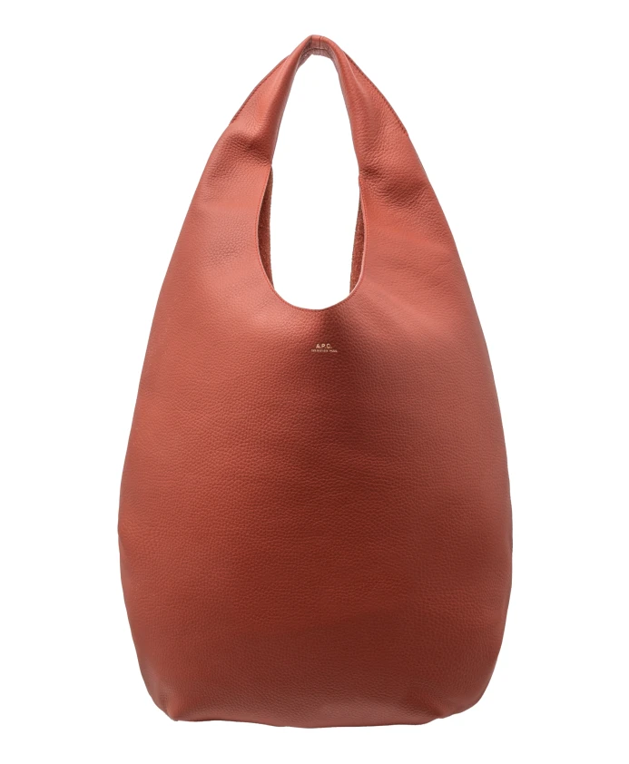 

Кожаная сумка Le neige цвета рома A.P.C., красный