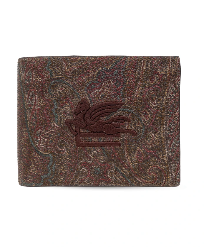 

Складной кошелек Etro, коричневый
