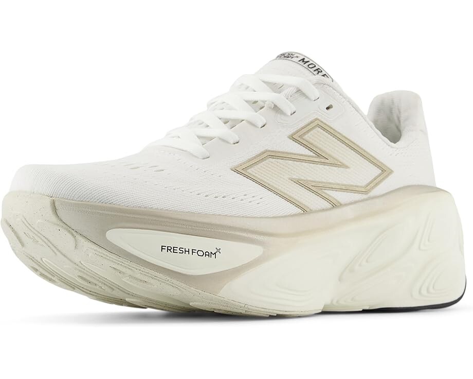 Кроссовки New Balance Fresh Foam X More v5, цвет White/Sea Salt