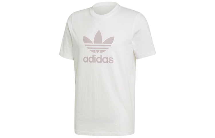 

Футболка с трилистником мужская белая Adidas Originals, белый