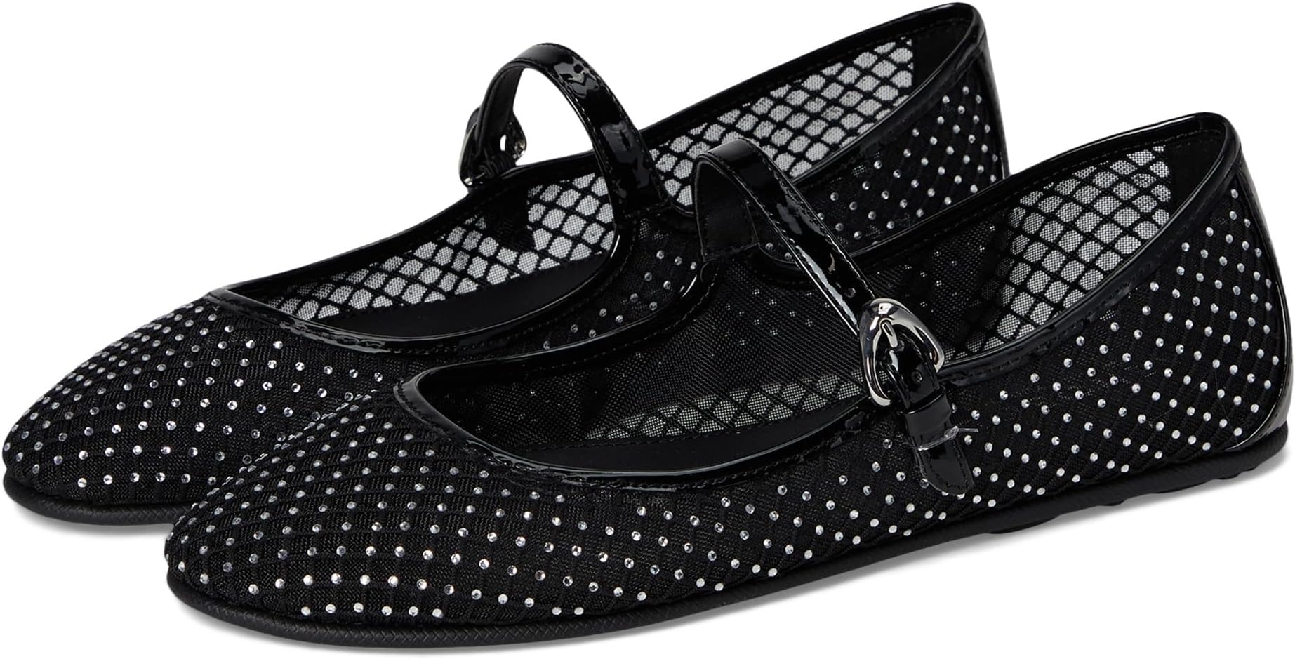 Балетки Aerosoles Peggy, цвет Crystal/Black Mesh Fabric