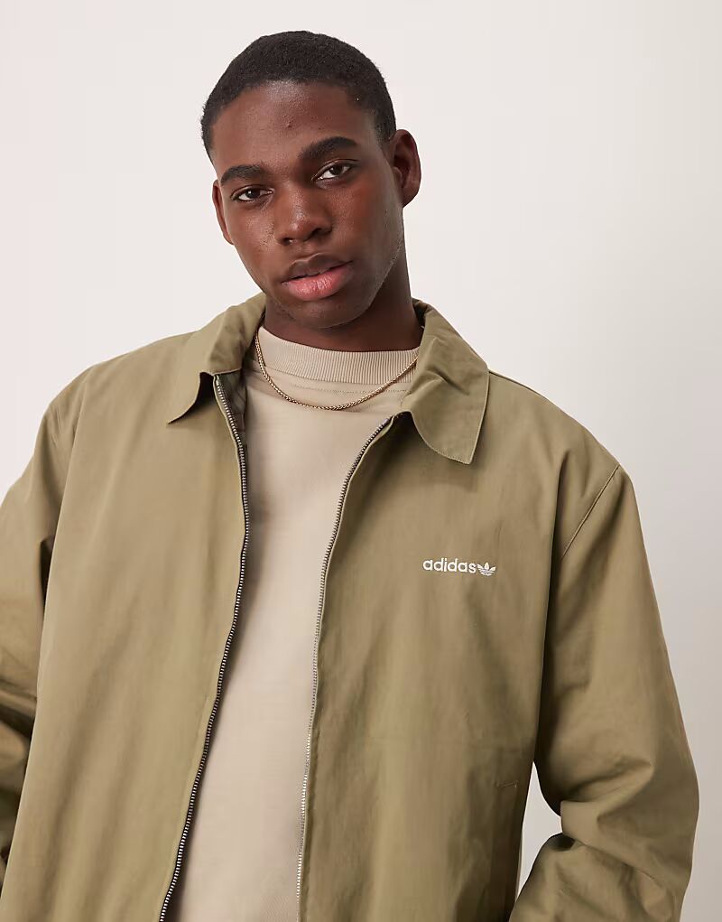 

Куртка тканая цвета хаки Adidas Originals