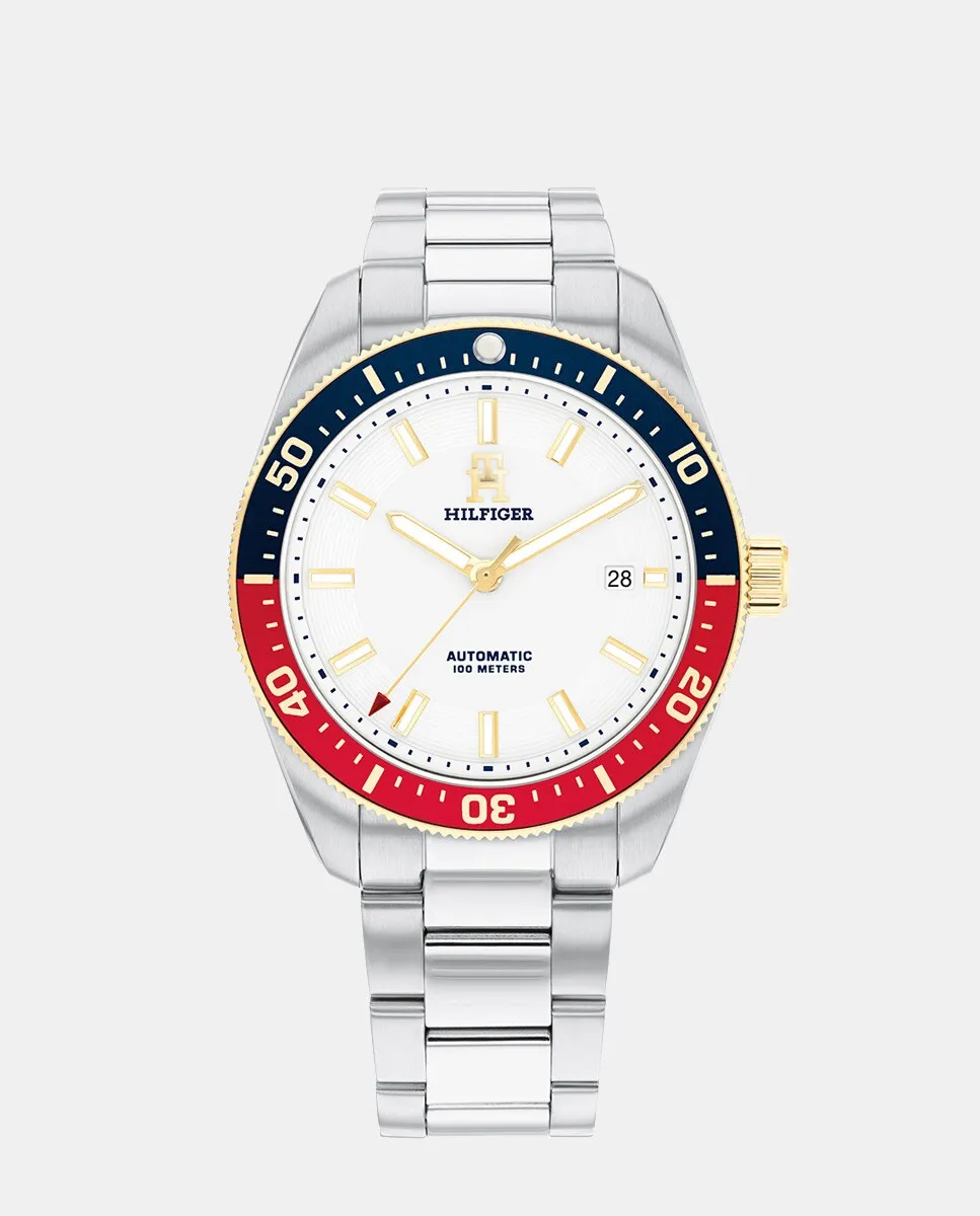 

Мужские часы TH85 - Автомат 1710551 автомат сталь Tommy Hilfiger, серебрянный