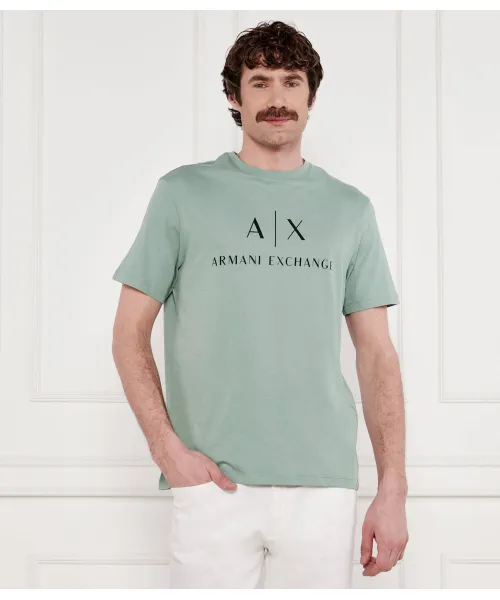 

Футболка Slim fit Armani Exchange, зеленый