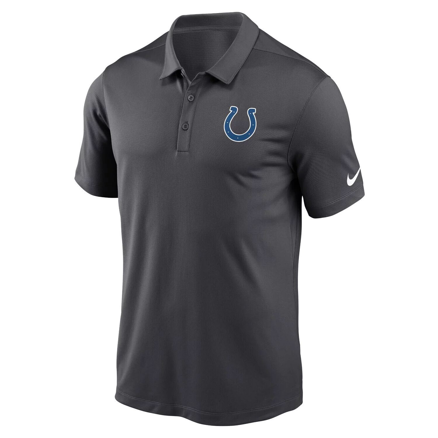 Мужское антрацитовое поло с логотипом Indianapolis Colts Franchise Team Nike — фото 2