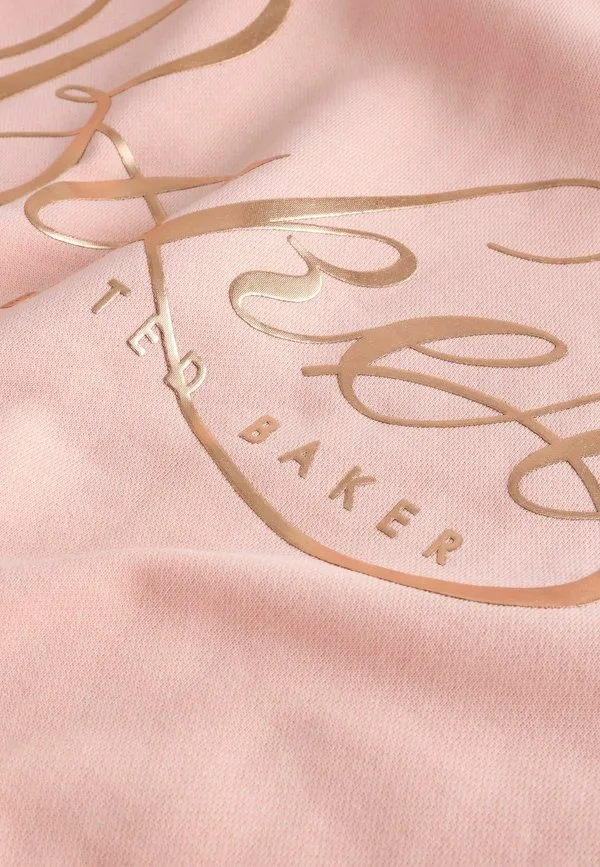 Худи стандартного кроя с металлизированным логотипом Baker By Ted Baker, Pink — фото 3