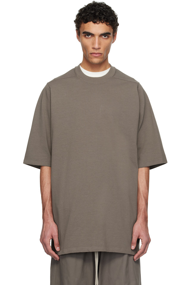 

Футболка Hollywood Jumbo SS Rick Owens, цвет dust