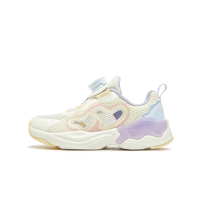 

Нескользящие износостойкие низкие повседневные кроссовки для детей XTEP, желтый/персиковый/розовый