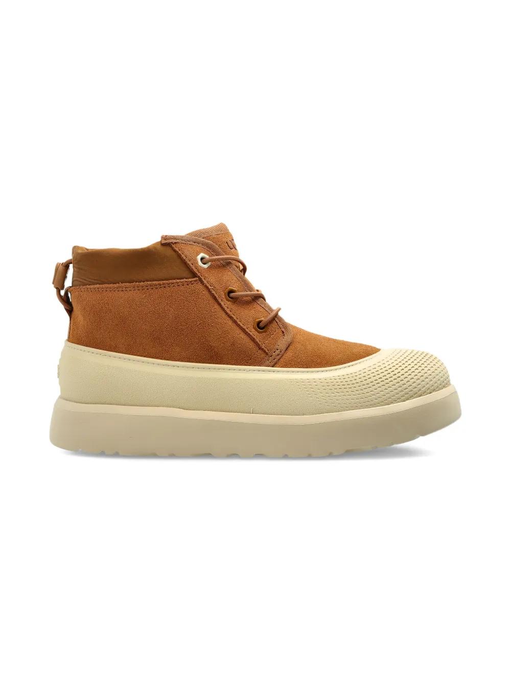 Ботинки Neumel на шнуровке с вставками Ugg Kids, коричневый — фото 2