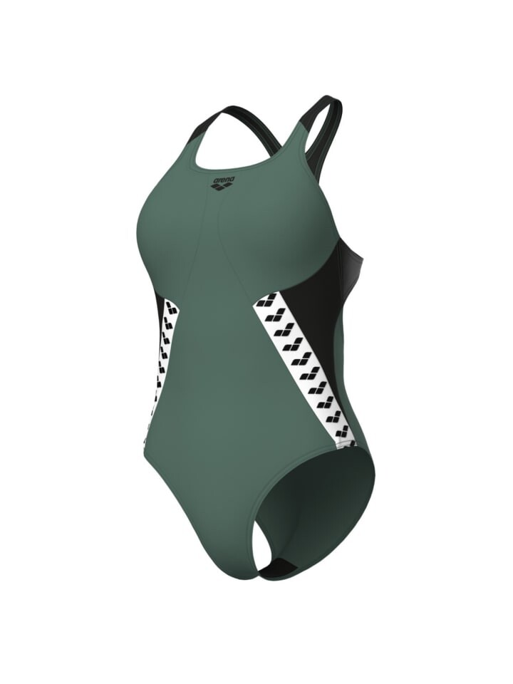 

Купальник Arena Badeanzug Stripe, зеленый