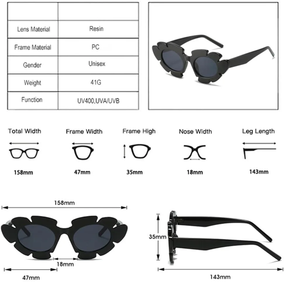 

Модные солнцезащитные очки «Кошачий глаз» ярких цветов для женщин, ретро-очки в форме цветка для мужчин, трендовые солнцезащитные очки UV400 generic, Purple Tea