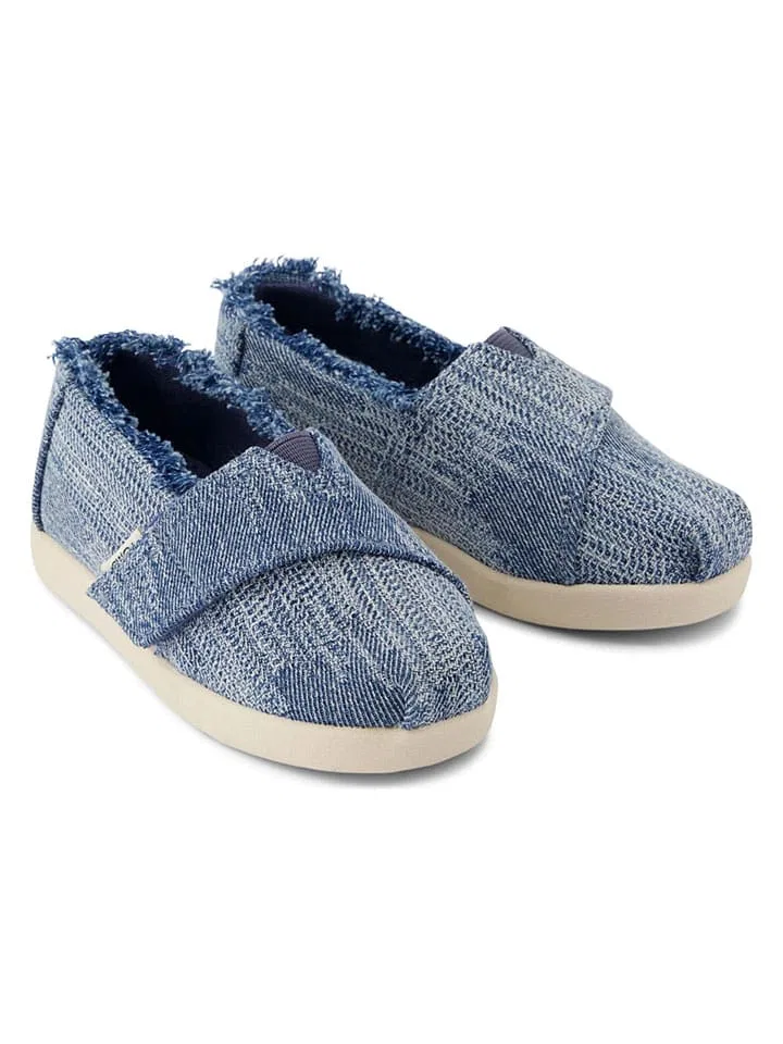 Slipper с узором, TOMS, темно-синий — фото 2