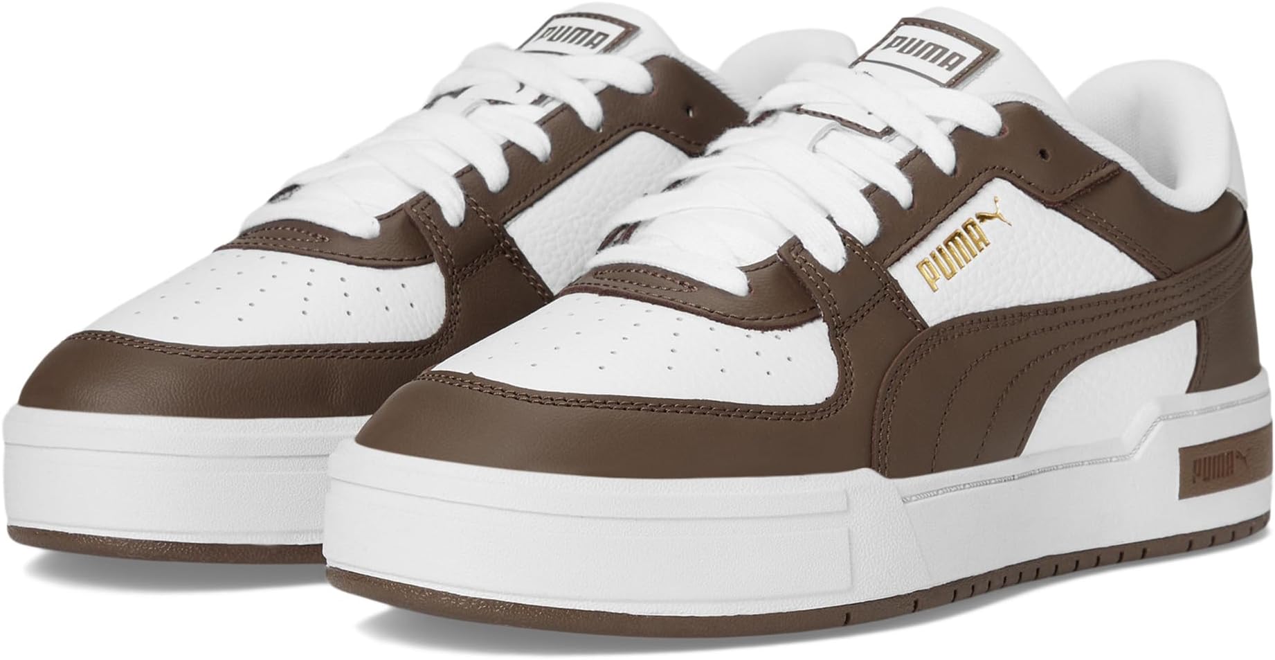 

Кроссовки PUMA Ca Pro Classic, цвет PUMA White/Espresso Brown/Puma Team Gold