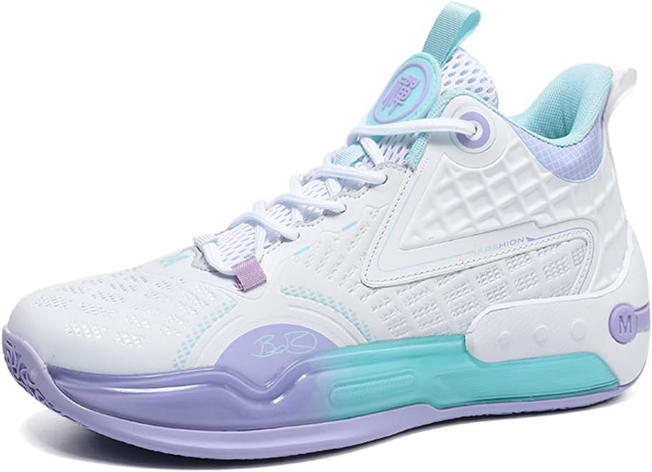 

Мужские баскетбольные кроссовки Mashangfu, мужская обувь для прогулок, работы, кроссовок, беговые мужские кроссовки, фиолетовый