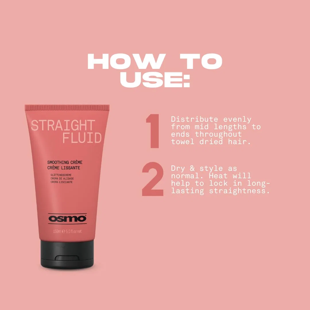 Разглаживающий крем для волос Osmo Straight Fluid Smoothing Cream Osmo — фото 3