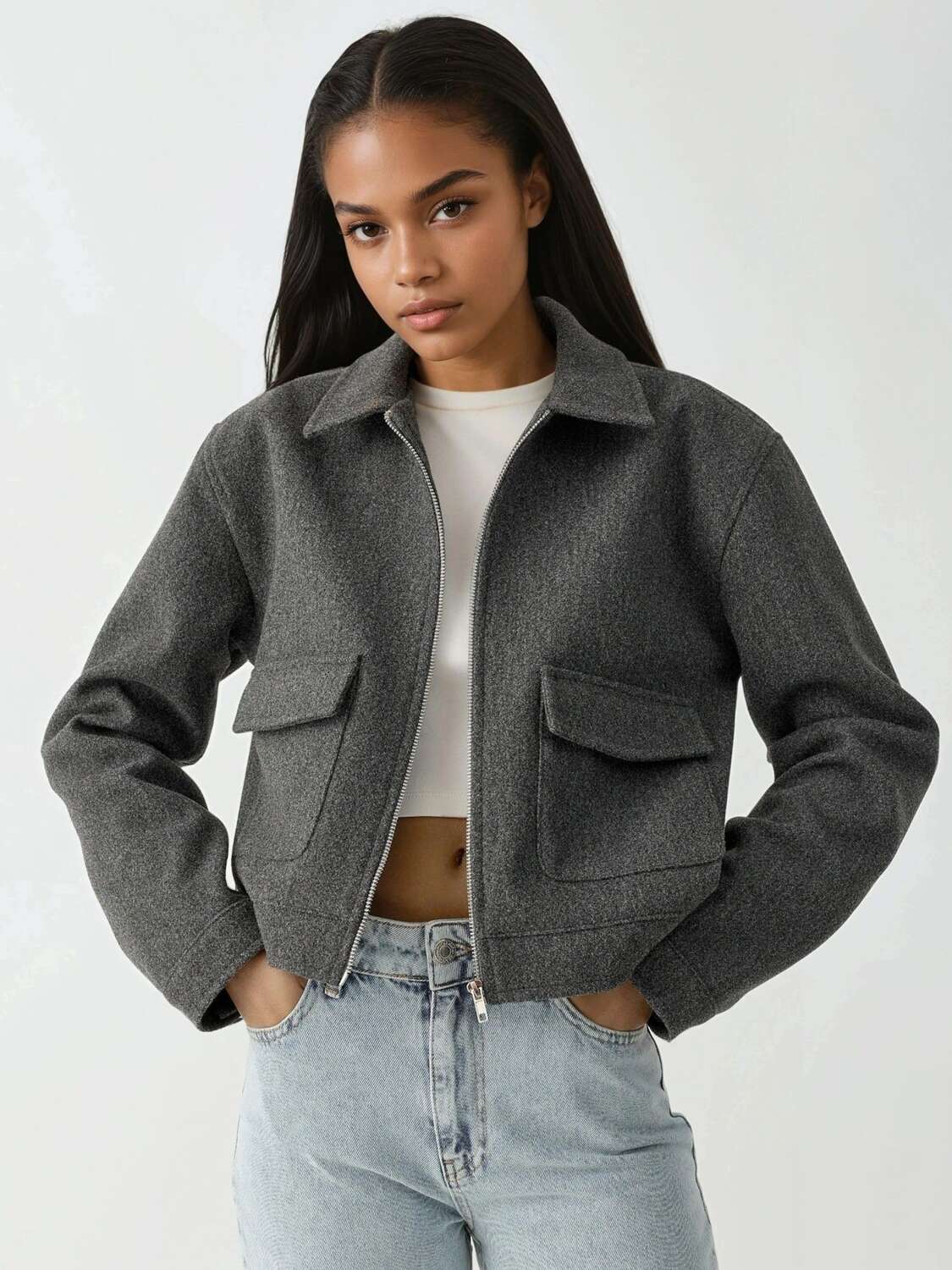 

Hiccup Куртка для межсезонья в темно-сером цвете