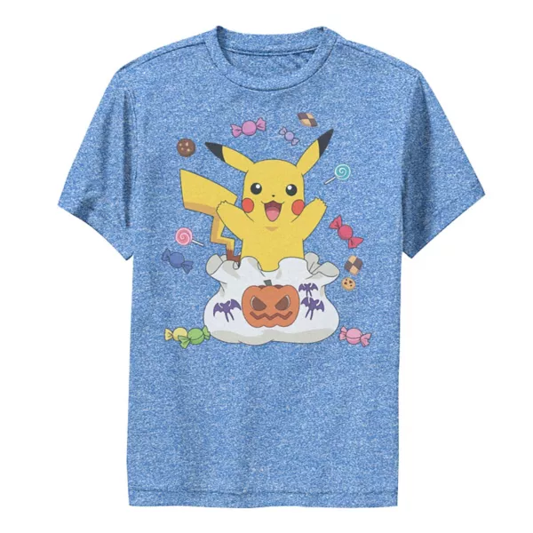 

Футболка для вечеринки с конфетами от Boy'S Pokemon Pikachu Licensed Character, синий