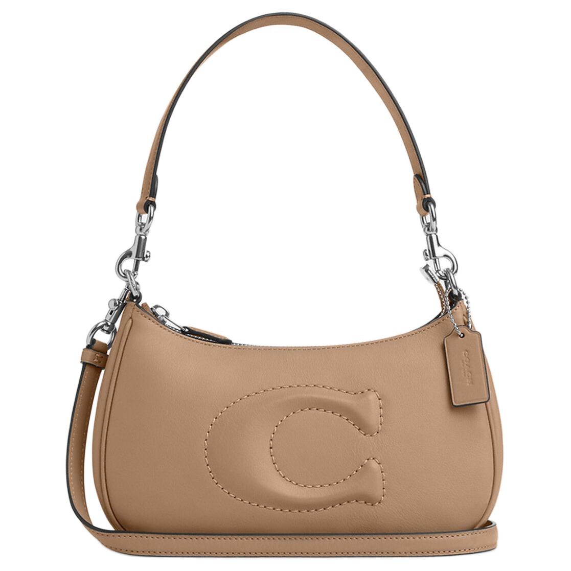 

COACH Терри гладкая кожаная сумка через плечо