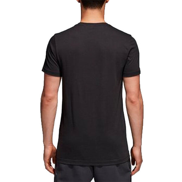 Футболка logo printing sports short sleeve black Adidas, черный — фото 4