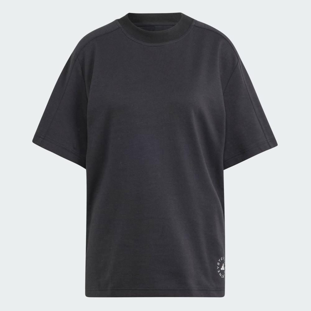 Футболка с короткими рукавами by Stella McCartney с логотипом Adidas, black