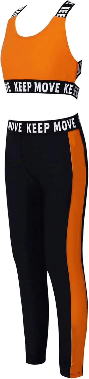 Спортивный костюм из 2 предметов с камуфляжным принтом Moggemol, Orange-d — фото 2