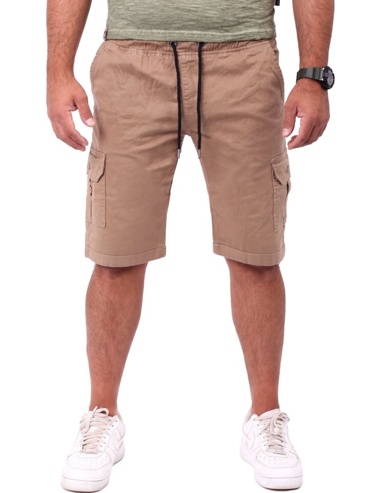 

Тканевые шорты RESLAD Shorts kurze Cargo-Shorts, бежевый