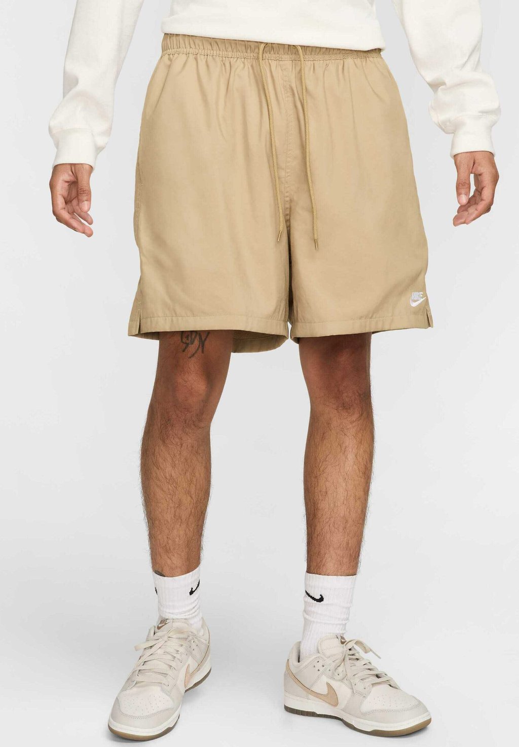 

Шорты CLUB FLOW Nike Sportswear, бежевый