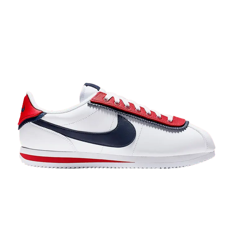 

Кроссовки Nike Cortez Basic SE 'Double Layered Red Obsidian', белый