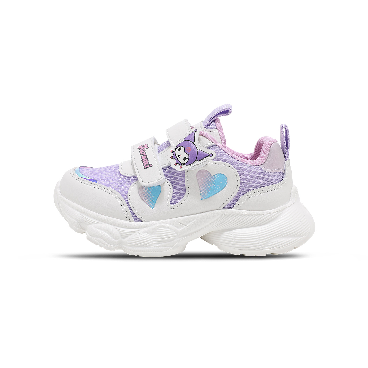 

Hello Kitty x Synthetic Leather, Textile Cushioning Abrasion Resistant Balance Low top Casual Shoes Kids' Sanrio, светло-lavender