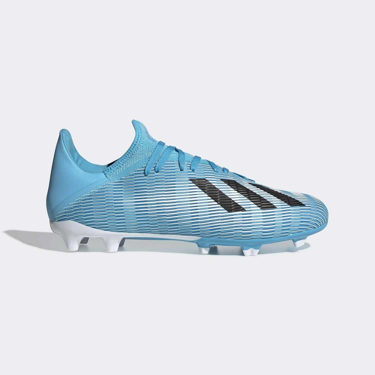 Кроссовки adidas Kids' X 19.3 Fg J, черный/розовый — фото 2