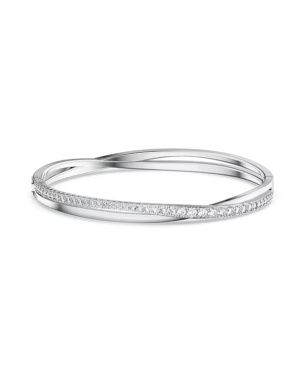 

Браслет Twist с родиевым покрытием Swarovski, silver
