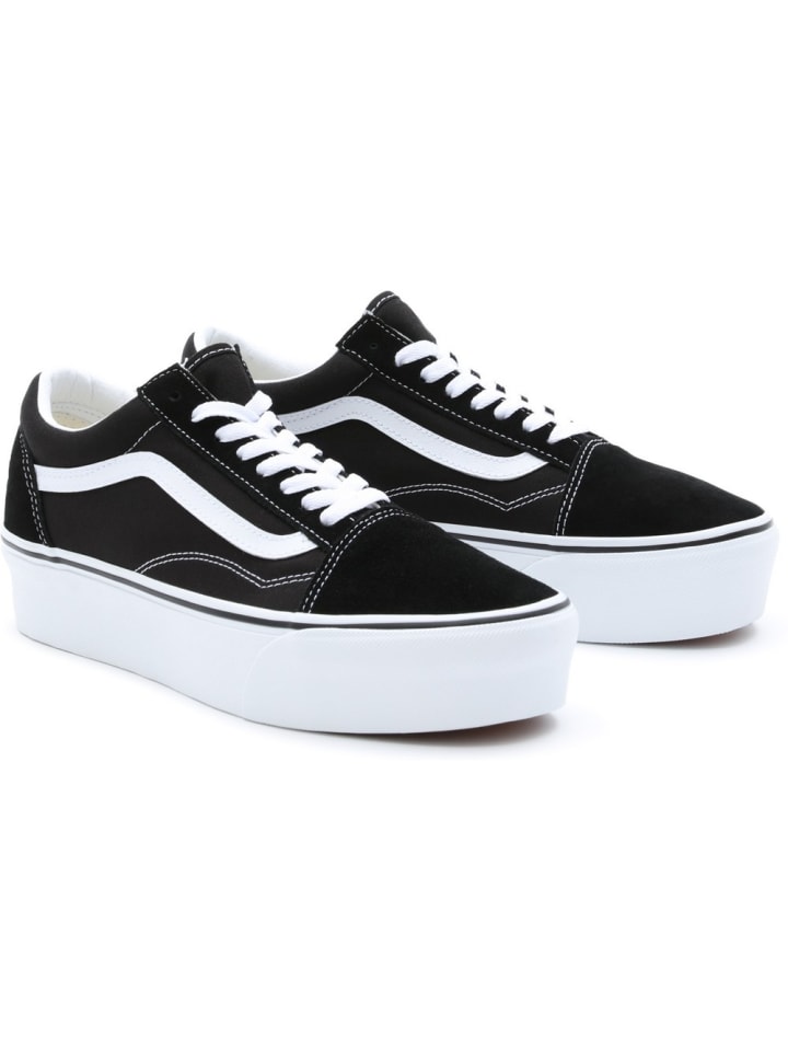 

Кроссовки на шнуровке Vans, черный