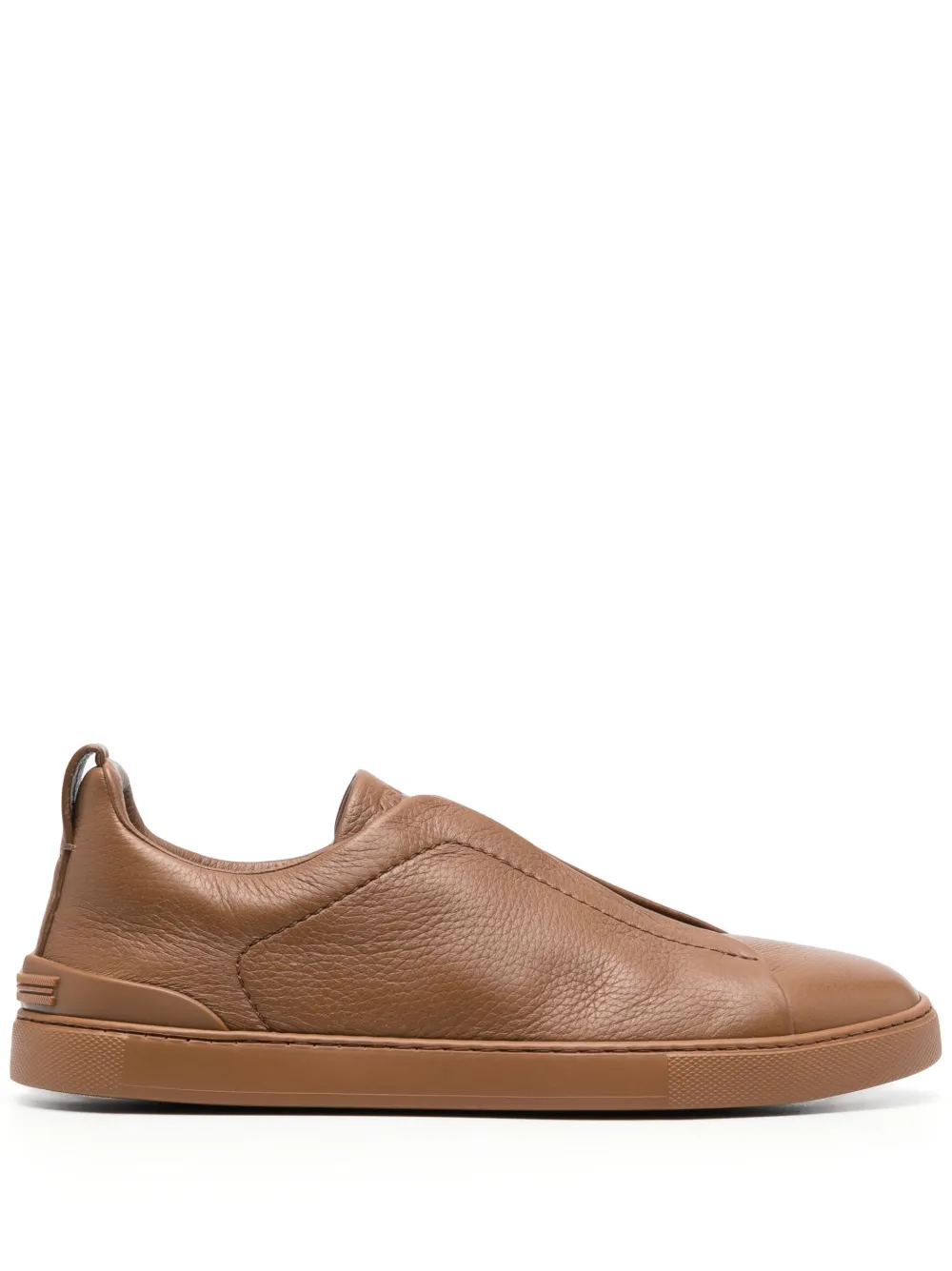 

Кеды Triple Stitch Zegna, коричневый