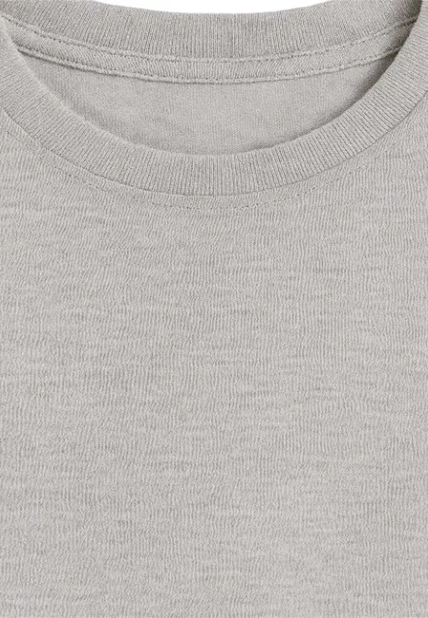 Футболка 2Pk Heatgen Basic T-Shirt Marks & Spencer, серый меланж — фото 3