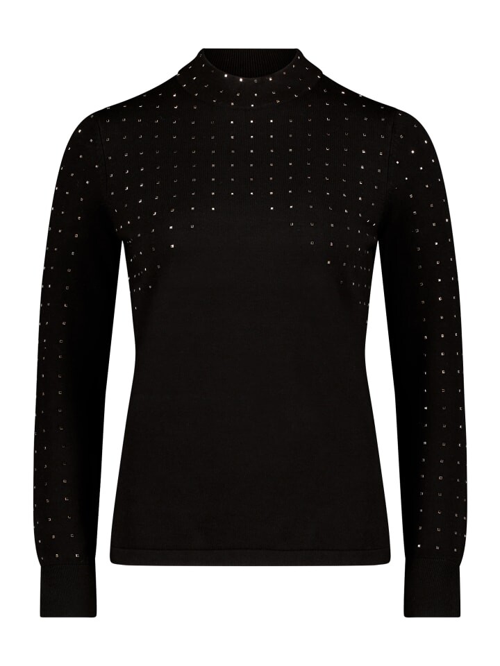 

Пуловер Betty Barclay Feinstrickpullover mit Strass, черный