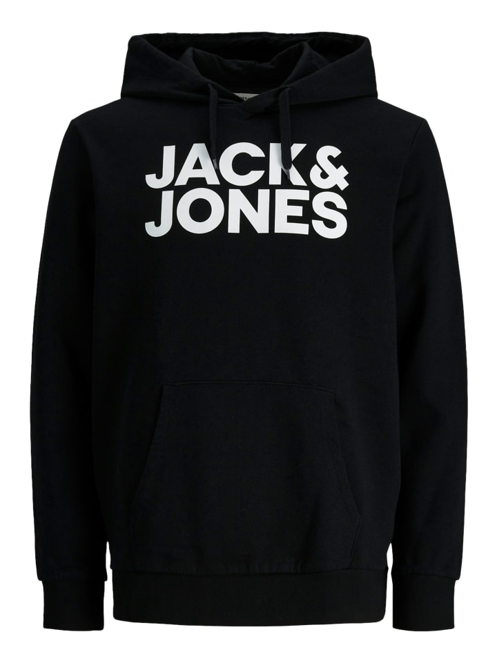 

Толстовка Jack & Jones, черный/белый